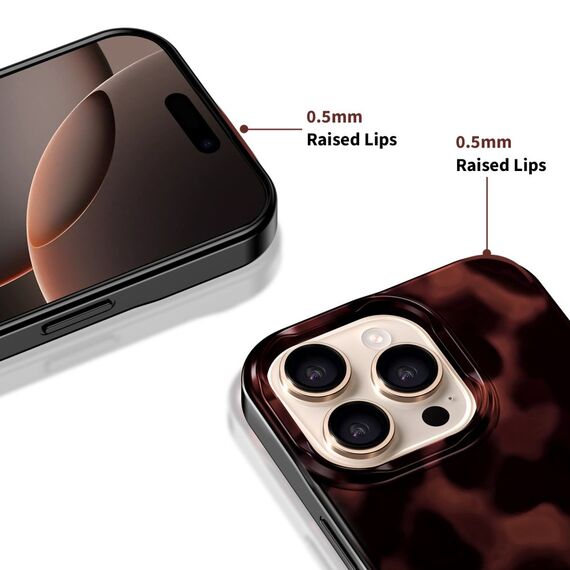 Tech-Protect Lamano MagSafe case for iPhone 16 Pro - black and red | Techbox