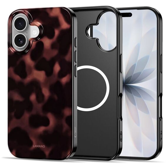 Tech-Protect Lamano MagSafe case for iPhone 17 - black and red - Uncategorized Cases (2) - Cases - Techbox