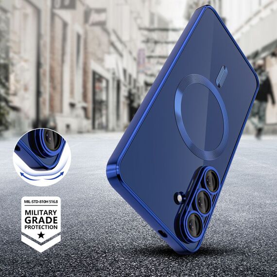 Tech-Protect MagFlex MagSafe Case for Samsung Galaxy S25 FE - Navy Blue - Uncategorized Cases (2) - Cases - Techbox