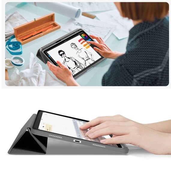 Tech-Protect SC Pen Canvas Case for iPad 10.9” 2022 / iPad 11” 2025 - Gray | Techbox