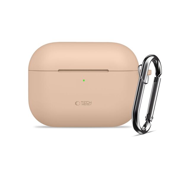 Tech-Protect Silicone Hook Case for AirPods Pro - Beige - Smartphone Accessories - Cables & Accessories - Techbox