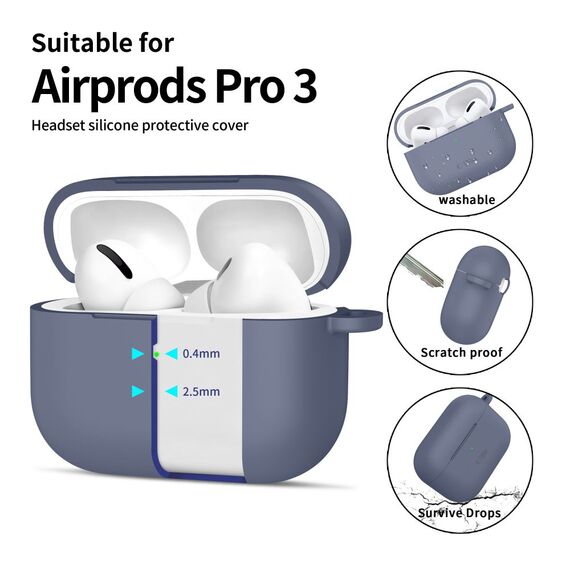 Tech-Protect Silicone Hook Case for AirPods Pro - Blue - Smartphone Accessories - Cables & Accessories - Techbox