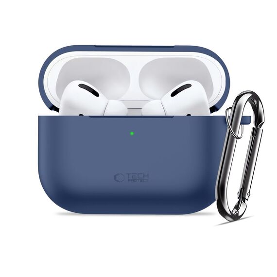 Tech-Protect Silicone Hook Case for AirPods Pro - Navy Blue - Smartphone Accessories - Cables & Accessories - Techbox