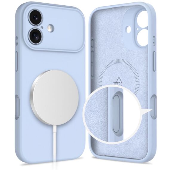 Tech-Protect Silicone MagSafe Case for iPhone 17 - Blue | Techbox