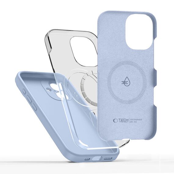 Tech-Protect Silicone MagSafe Case for iPhone 17 - Blue | Techbox