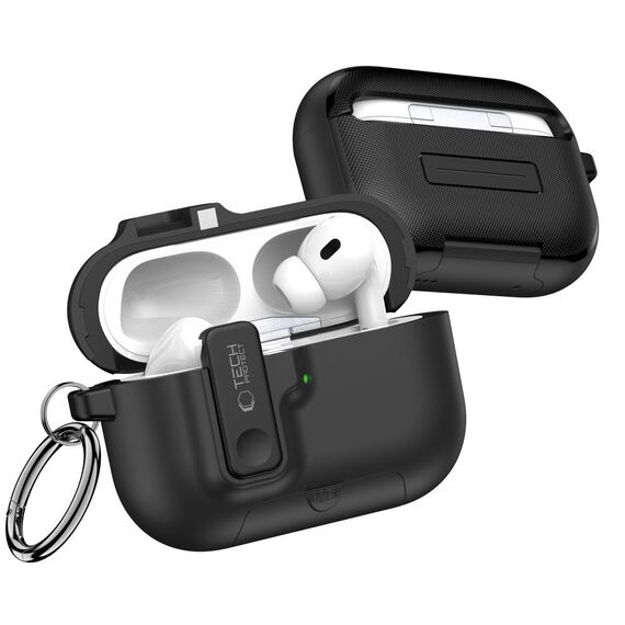 Tech-Protect Slim Hook Case for AirPods Pro 3 - Black - Smartphone Accessories - Cables & Accessories - Techbox