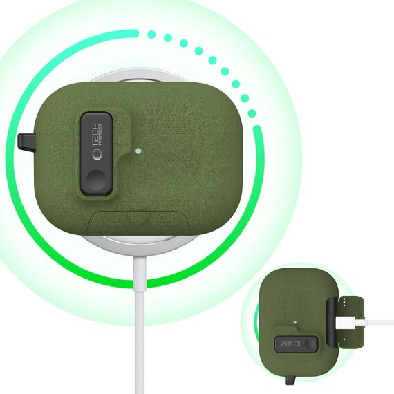 Tech-Protect Slim Hook Case for AirPods Pro 3 - Green | Techbox