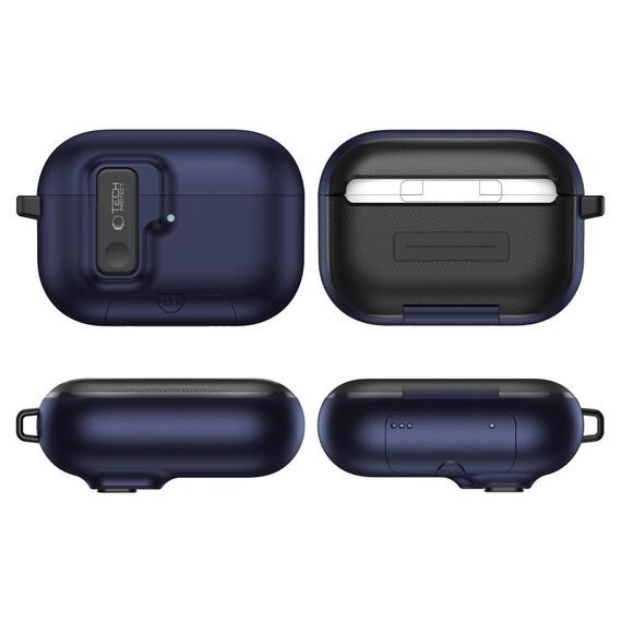 Tech-Protect Slim Hook Case for AirPods Pro 3 - Navy Blue | Techbox