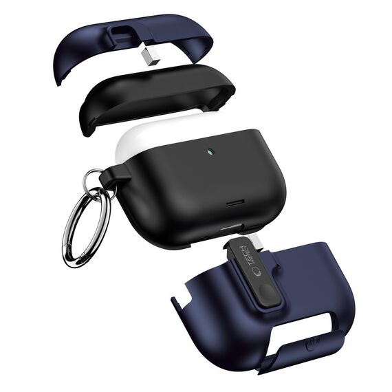 Tech-Protect Slim Hook Case for AirPods Pro 3 - Navy Blue | Techbox