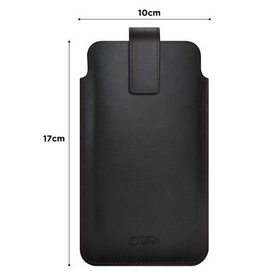 Tech-Protect SM65 case for 6.0-6.9" smartphones - black and red