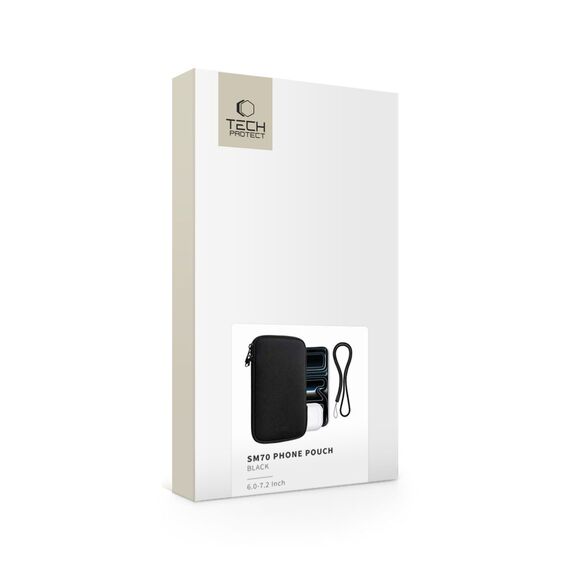 Tech-Protect SM70 case for 6.0"-7.2" smartphones - black