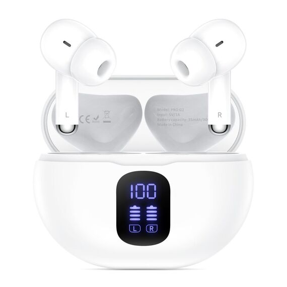 Tech-Protect UltraBoost TWS Pro G2 Headphones - White
