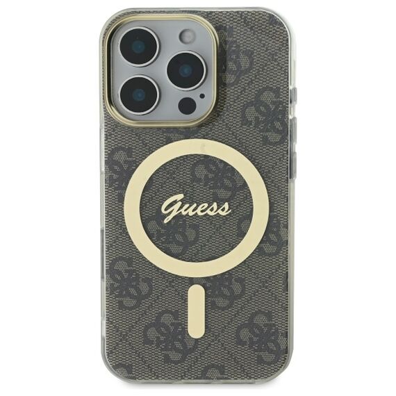 Guess IML 4G MagSafe case for iPhone 16 Pro - brown | Techbox