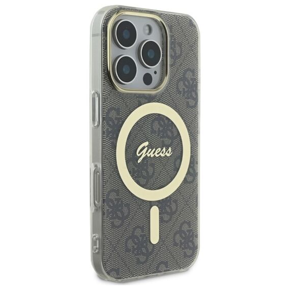 Guess IML 4G MagSafe Case for iPhone 16 Pro Max - Brown - Uncategorized Cases (2) - Cases - Techbox