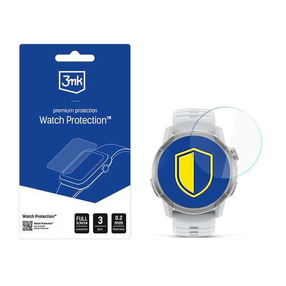 Hybrid glass for the display of the smartwatch 3mk Watch Protection FlexibleGlass for Coros Apex 4 42mm