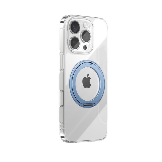 Joyroom JR-16JL6 Case for iPhone 16 Pro Max Ultra-Thin MagSafe Compatible with 360° Ring Stand - Blue | Techbox