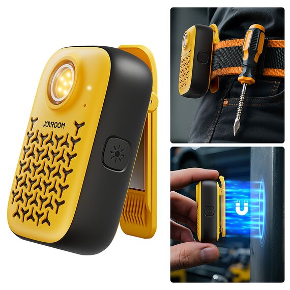 Joyroom Maya JR-MS03 portable Bluetooth speaker with built-in flashlight, resistant - yellow | Techbox
