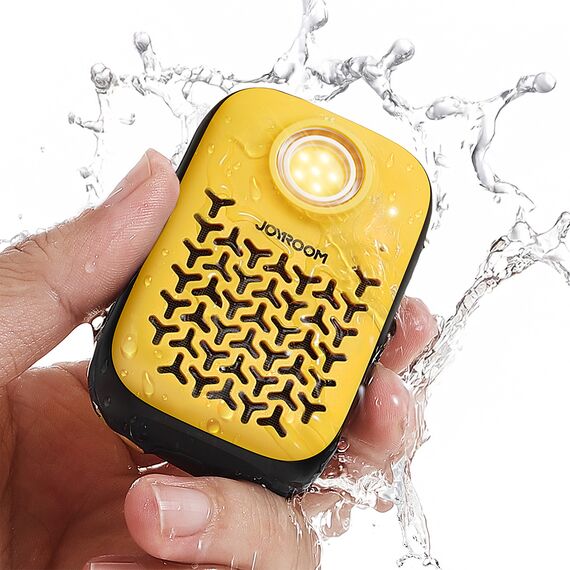 Joyroom Maya JR-MS03 portable Bluetooth speaker with built-in flashlight, resistant - yellow | Techbox
