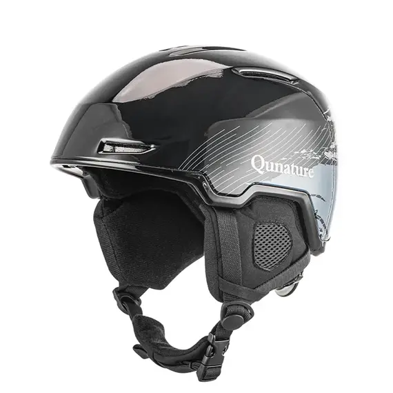 Qunature 10130003003 Ski Helmet with Earmuffs for Snowboard Size L - Black | Techbox