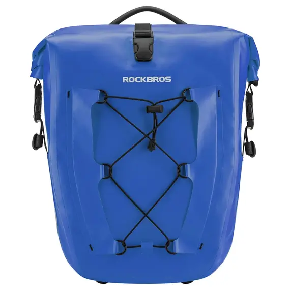 Rockbros 30140022004 Waterproof Bicycle Bag 25-32L - Blue - Bicycle - Sports & Fitness - Techbox