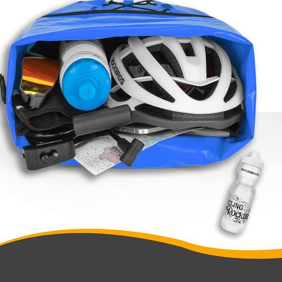Rockbros 30140022004 Waterproof Bicycle Bag 25-32L - Blue - Bicycle - Sports & Fitness - Techbox
