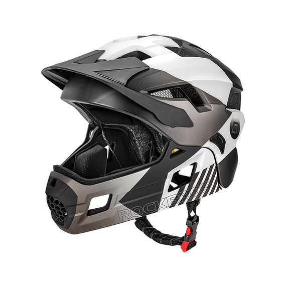 Rockbros TS-61 10110061006 Children's Bike Helmet with Detachable Chin Size M (54-57) - Gray | Techbox