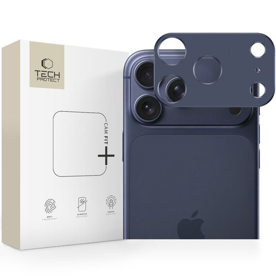 Tech-Protect Camalloy Fit+ Camera Cover for iPhone 17 Pro - Navy Blue | Techbox