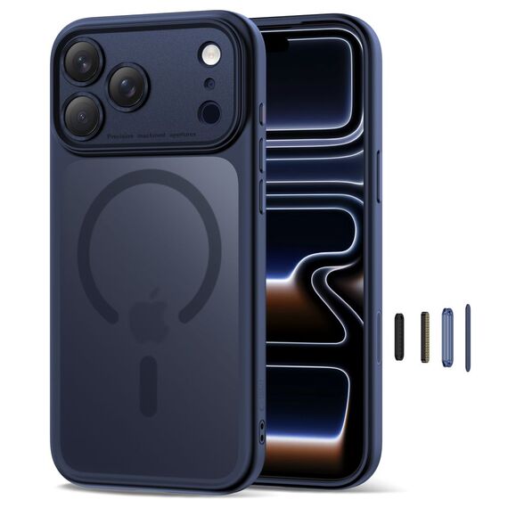 Tech-Protect Magpeak Magsafe CC Case for iPhone 17 Pro - Matte Navy Blue | Techbox