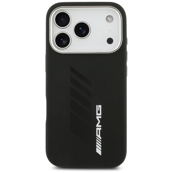 AMG Silicone Oversize Rhombs MagSafe Case for iPhone 17 Pro - Black | Techbox