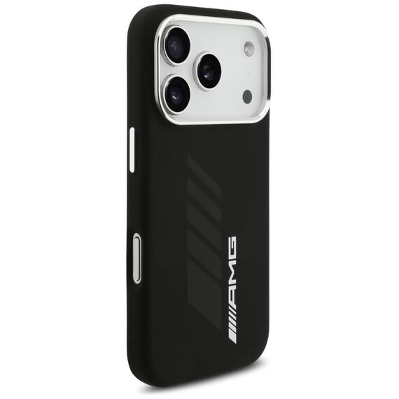 AMG Silicone Oversize Rhombs MagSafe Case for iPhone 17 Pro - Black | Techbox