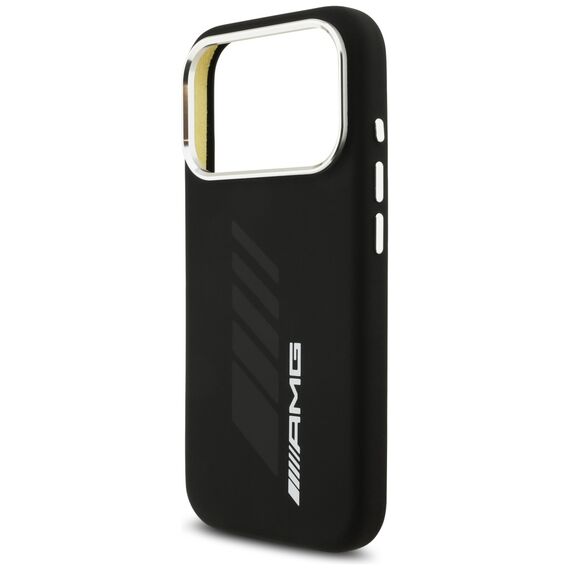 AMG Silicone Oversize Rhombs MagSafe Case for iPhone 17 Pro - Black | Techbox