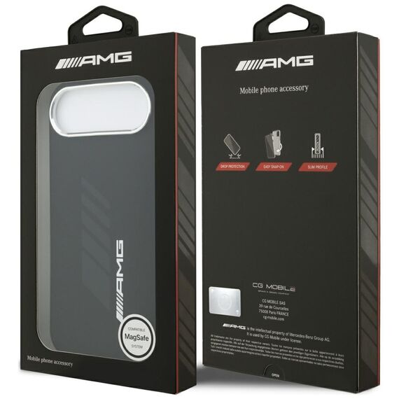 AMG Silicone Oversize Rhombs MagSafe Case for iPhone Air - Black | Techbox