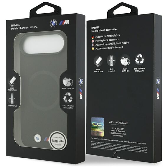 BMW M FW Metal Logo MagSafe Case for iPhone Air - Black - Apple Cases - Cases - Techbox