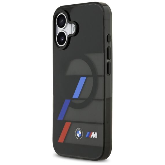 BMW M IML Metal Buttons Tricolor Lines MagSafe Case for iPhone 17 - Black - Apple Cases - Cases - Techbox