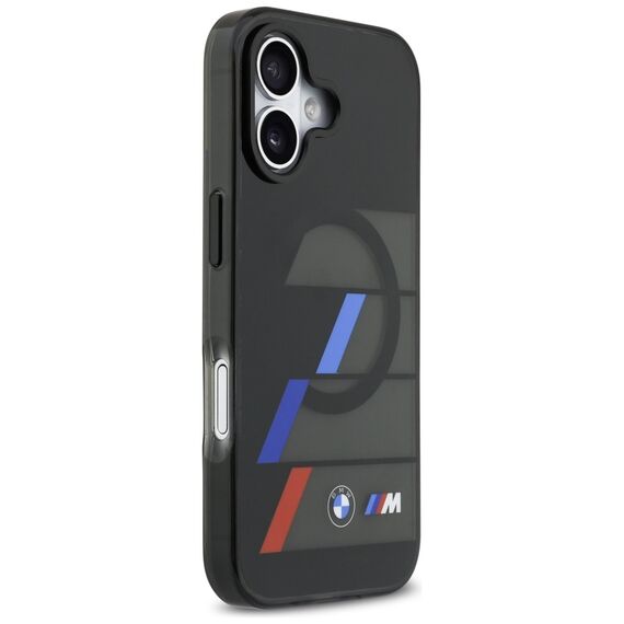 BMW M IML Metal Buttons Tricolor Lines MagSafe Case for iPhone 17 - Black - Apple Cases - Cases - Techbox