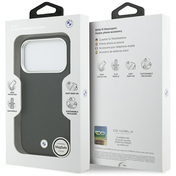 BMW Sign Full Wrapped Metal MagSafe Case for iPhone 17 Pro - Black - Apple Cases - Cases - Techbox