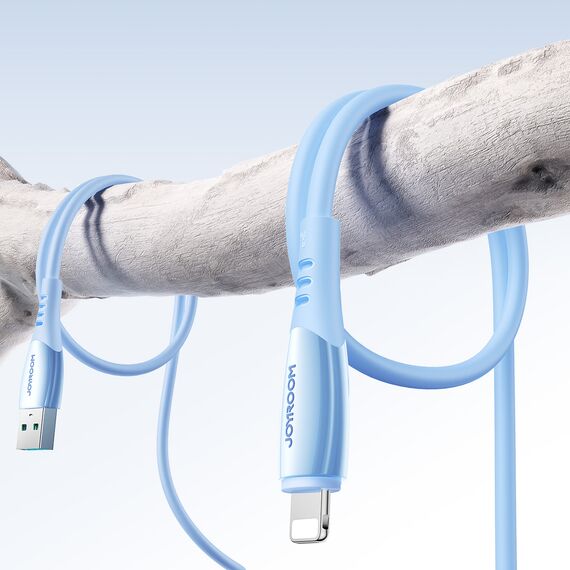 Joyroom S-A59 Vibrant Series 3A USB-A - Lightning cable 1.2m - blue - Cables & Adapters - Cables & Accessories - Techbox