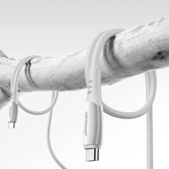 Joyroom S-A59 Vibrant Series 60W USB-C - USB-C Cable 1.2m - White