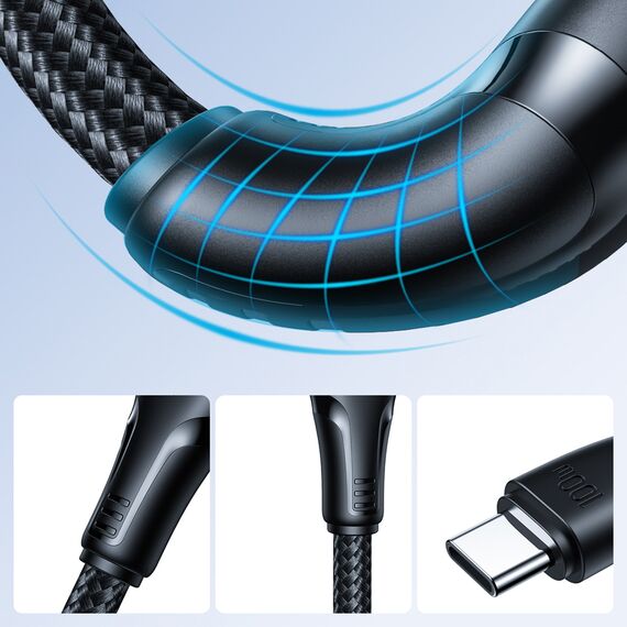 Kabel Joyroom S-A11 Surpass 60W USB-C - USB-C 0,25m - czarny - Cables & Adapters - Cables & Accessories - Techbox