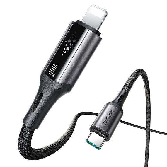 Kabel Joyroom S-A60 StarTalk 30W USB-C- Lightning 1,2m - czarny