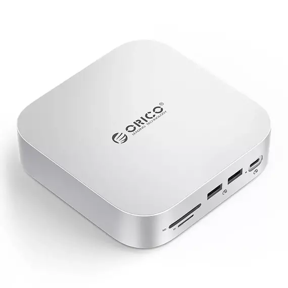 Orico MiniLink 9-in-1 Docking Station - Silver - USB Hubs & Card Readers - Peripherals - Techbox