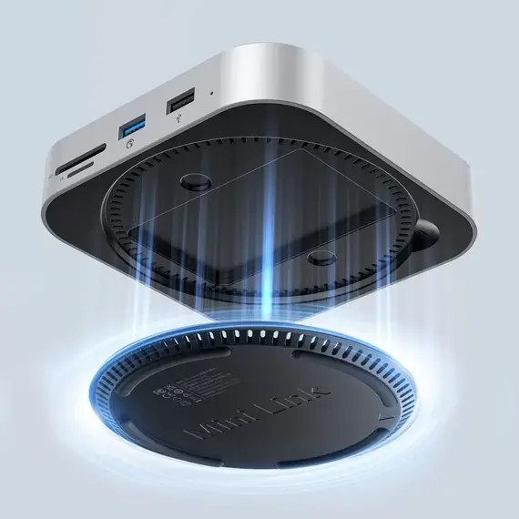 Orico MiniLink 9-in-1 Docking Station - Silver - USB Hubs & Card Readers - Peripherals - Techbox