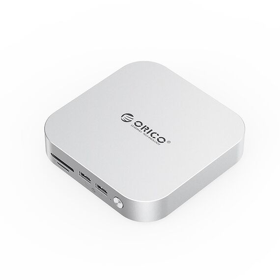 Orico MiniLink 9-in-1 Docking Station with M.2 SSD Hard Drive Bay - Silver - Cases & Accessories - Hard Drives - Techbox