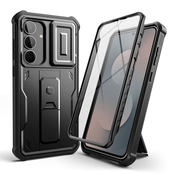 Tech-Protect Kevlar Cam+ Case for Samsung Galaxy S25 FE - Black