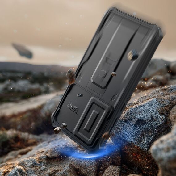 Tech-Protect Kevlar Cam+ Case for Samsung Galaxy S25 FE - Black