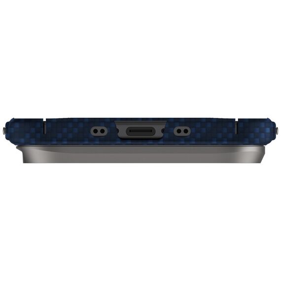 Uniq Keva EDGE Magclick Charging Case for iPhone Air - Blue | Techbox