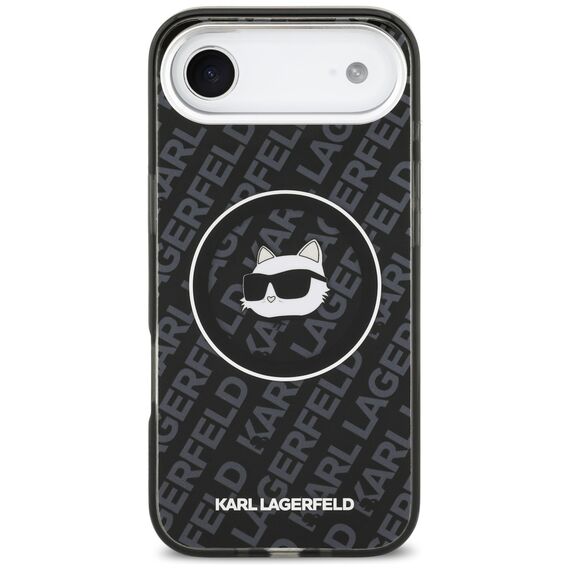 Karl Lagerfeld IML Choupette Head Logo MagSafe iPhone Air Case - Black | Techbox