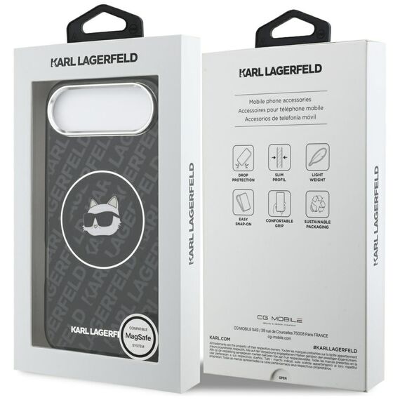 Karl Lagerfeld IML Choupette Head Logo MagSafe iPhone Air Case - Black | Techbox