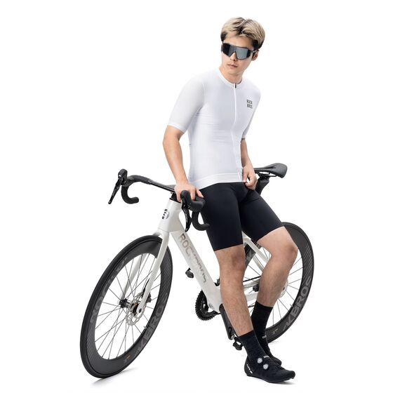 Rockbros 15200025 Short Sleeve Cycling Jersey Size XL - White - Bicycle - Sports & Fitness - Techbox