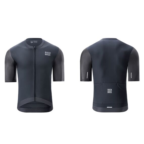Rockbros 15200025 Short Sleeve Cycling Jersey Size XXL - Black - Bicycle - Sports & Fitness - Techbox